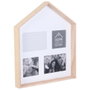 Home Deco Factory Cadre Photo en forme de Maison pour 4 Photos