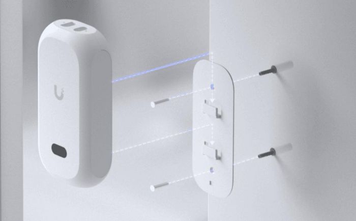 Ubiquiti Hub de traitement distant AI Theta, écran couleur 0.96 pouces, alimentation par PoE, ports RJ-45 pour audio et vidéo