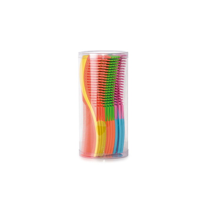 Bifull Lot de 12 peignes Ergo - Couleurs variées Bifull Lot de 12 peignes Ergo - Couleurs variées