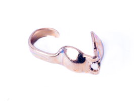 Innspiro Couvre-nœuds métalliques dorés 3,8x8,2mm