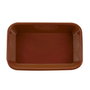 Raimundo Plat de présentation Barro Profesional 29x19x6 cm Céramique Marron (4 Unités)