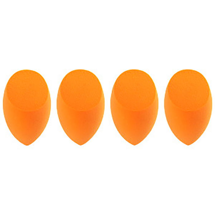 Real Techniques - Pack d'éponges miracles pour le teint, 4 pièces, outil de maquillage pour fond de teint liquide et crème, rendu naturel
