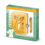 Karactermania Ensemble Carnet Peluche et Stylo Le Roi Lion Jaune