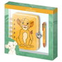 Karactermania Ensemble Carnet Peluche et Stylo Le Roi Lion Jaune