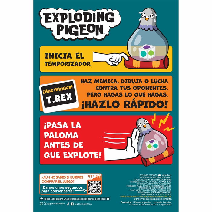 Asmodee Exploding Pigeon