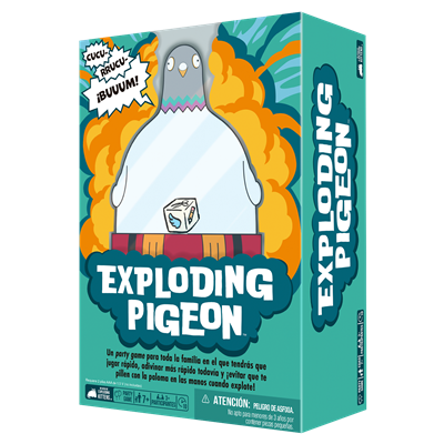 Asmodee Exploding Pigeon Jeu de Société Familial Party Game avec Paloma Explosive et Temporisateur Asmodee Exploding Pigeon Jeu de Société Familial Party Game avec Paloma Explosive et Temporisateur