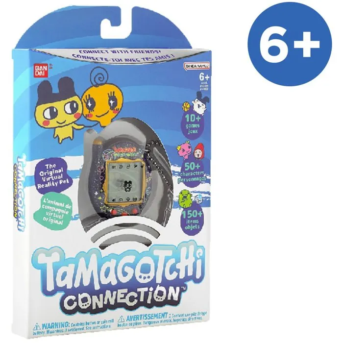 Bandai Tamagotchi Connection Neon Planet - Animal virtuel interactif infrarouge - 6 jeux - 50 personnages - Dès 6 ans - Jouet électronique rétro Bandai Tamagotchi Connection Neon Planet - Animal virtuel interactif infrarouge - 6 jeux - 50 personnages - Dès 6 ans - Jouet électronique rétro