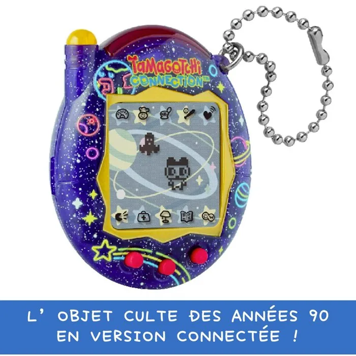 Bandai Tamagotchi Connection Neon Planet - Animal virtuel interactif infrarouge - 6 jeux - 50 personnages - Dès 6 ans - Jouet électronique rétro Bandai Tamagotchi Connection Neon Planet - Animal virtuel interactif infrarouge - 6 jeux - 50 personnages - Dès 6 ans - Jouet électronique rétro