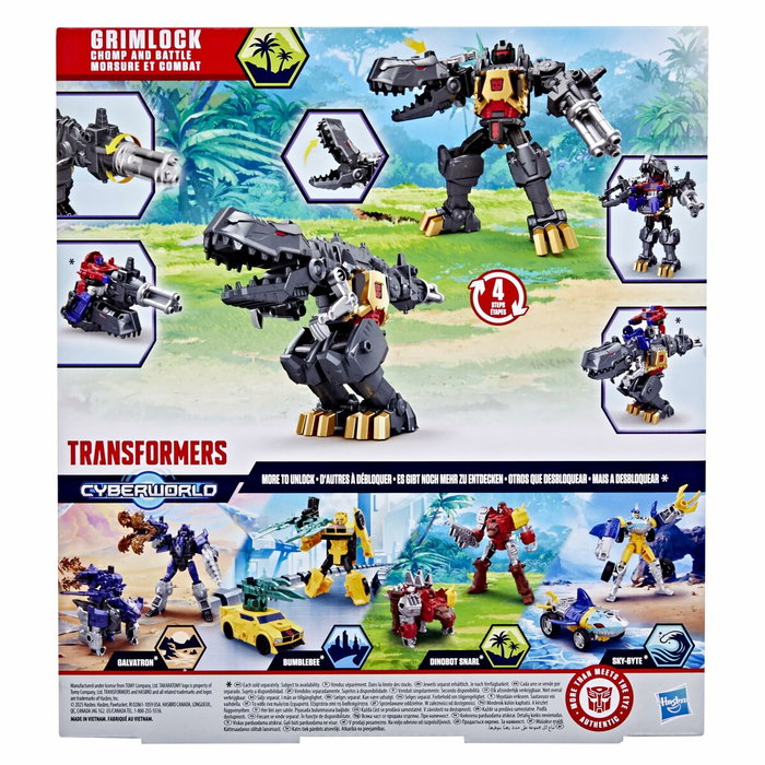 Hasbro Transformers Grimlock Morsure et combat - 22,5 cm