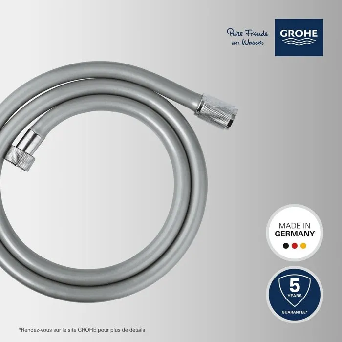 GROHE - 22114000 - Flexible de douche 1,25 m chromé - VitalioFlex Trend