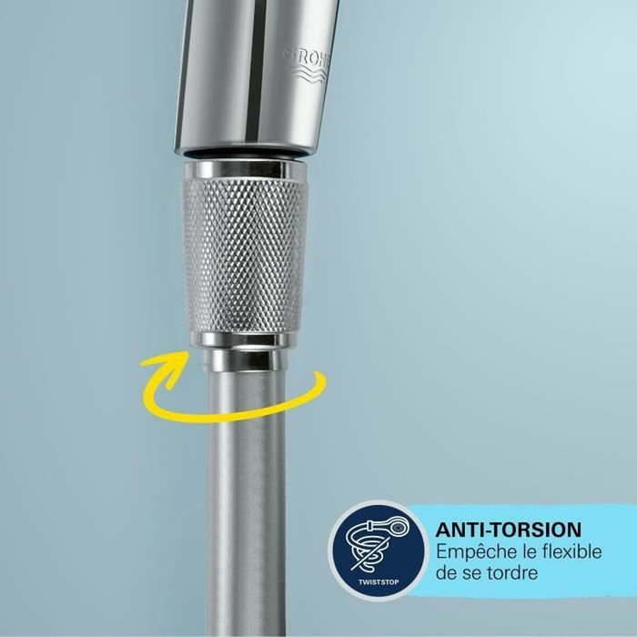 Grohe Flexible de douche VitalioFlex Trend 1,25 m Chromé