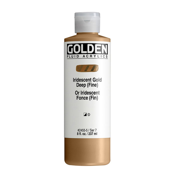 Golden Peinture Acrylique Fluide Or Iridescent Foncé 237 ml Golden Peinture Acrylique Fluide Or Iridescent Foncé 237 ml