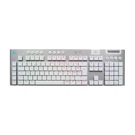 Logitech G - Clavier Gamer Sans Fil Mécanique G915 X AZERTY Rétroéclairé - Tactile - 810 g - LIGHTSPEED - Blanc