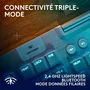 Logitech G - Clavier Gamer Sans Fil Mécanique G915 X AZERTY Rétroéclairé - Tactile - 810 g - LIGHTSPEED - Blanc