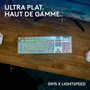 Logitech G G915 X Clavier Gamer Sans Fil Tactile AZERTY Blanc