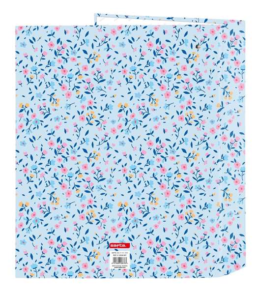 Safta Carpeta Vmb - Classeur à 4 anneaux 35 mm, dos large, motif "Paraíso", dimensions 27 x 33 x 6 cm Safta Carpeta Vmb - Classeur à 4 anneaux 35 mm, dos large, motif "Paraíso", dimensions 27 x 33 x 6 cm