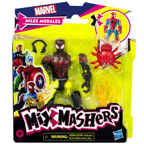 Hasbro MixMashers Miles Morales, Figurine de 12 cm personnalisable
