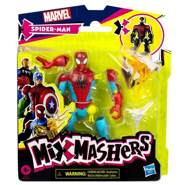 Hasbro MixMashers Miles Morales, Figurine de 12 cm personnalisable