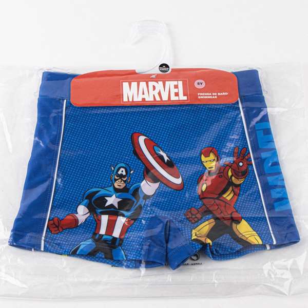 Boxer de bain Avengers pour enfant 5 ans - Modèles assortis Bleu - Cerdá