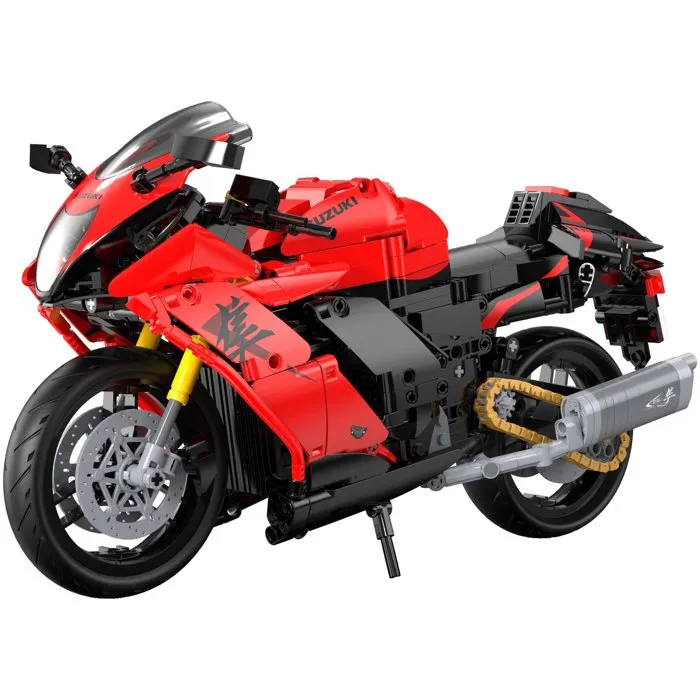 CADA Maître - Jeu de construction - Moto Suzuki Hayabusa - Échelle 1:6 - 1043 pièces - À partir de 8 ans CADA Maître - Jeu de construction - Moto Suzuki Hayabusa - Échelle 1:6 - 1043 pièces - À partir de 8 ans