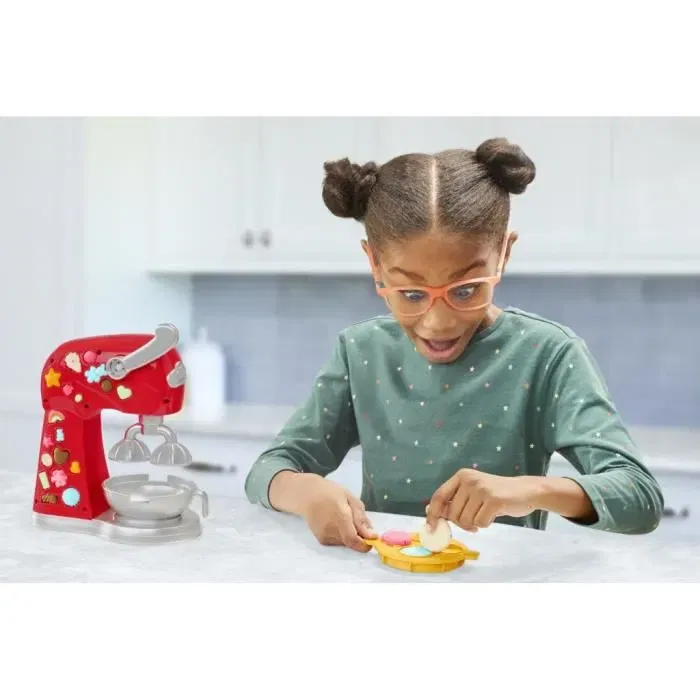 Play-Doh Robot pâtissier Kitchen Creations, jouet de pâte à modeler avec accessoires cuisine pour enfants dès 3 ans, pour créer gâteaux et biscuits factices