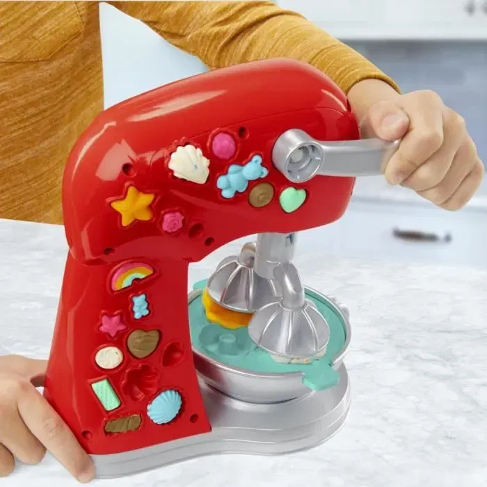 Play-Doh Robot pâtissier Kitchen Creations, jouet de pâte à modeler avec accessoires cuisine pour enfants dès 3 ans, pour créer gâteaux et biscuits factices