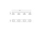 Philips Applique Murale LED ClockWork Blanc 4x4.5W Dimmable 2000Lm