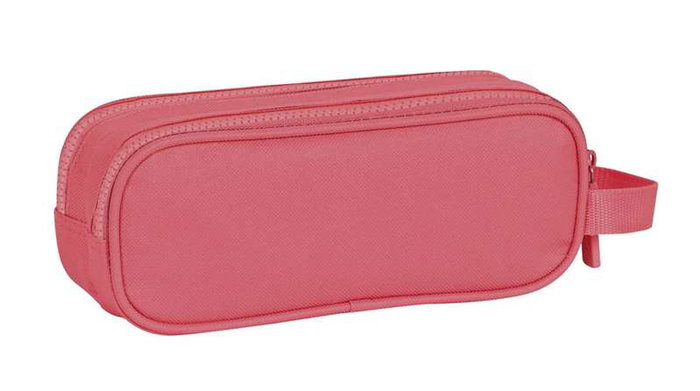 Safta Trousse Fourre-Tout Double Marsala Bordeaux 21x8x6cm Safta Trousse Fourre-Tout Double Marsala Bordeaux 21x8x6cm
