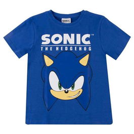 T shirt à manches courtes Enfant Sonic Bleu