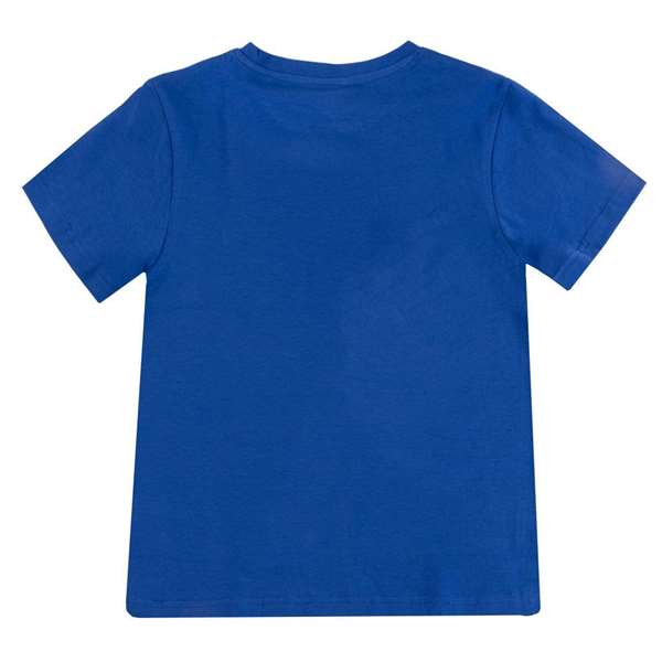 Sonic T-shirt manches courtes single jersey - Motif Sonic - Taille 8 ans - Modèles assortis - Bleu