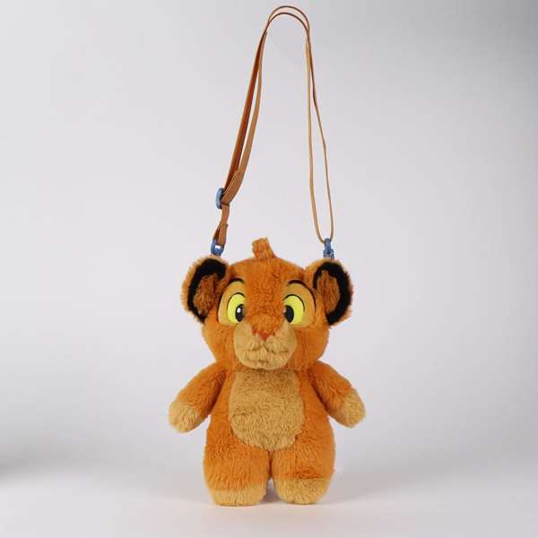Cerdá Lion King Sac à dos peluche sac à dos enfant, peluche lion, 14 x 28 x 11 cm, pour 3 ans et plus