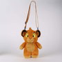 Cerdá Lion King Sac à dos peluche sac à dos enfant, peluche lion, 14 x 28 x 11 cm, pour 3 ans et plus