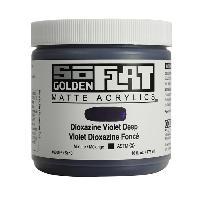 Golden SoFlat Violet Dioxazine Foncé 473 ml Golden SoFlat Violet Dioxazine Foncé 473 ml