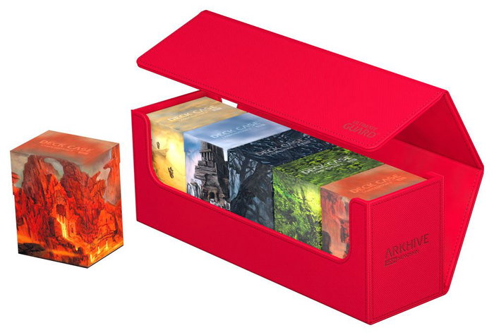 Ultimate Guard Arkhive 400+ Xenoskin Rouge Ultimate Guard Arkhive 400+ Xenoskin Rouge