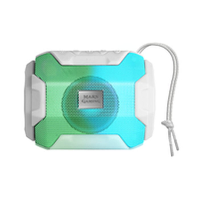 Mars Gaming MSBAX Haut-parleur Bluetooth RGB 10W Blanc