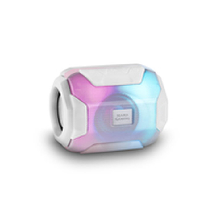 Mars Gaming MSBAX Haut-parleur Bluetooth RGB 10W Blanc