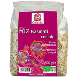 CELNAT Riz basmati complet BIO 500g