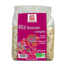 CELNAT Riz Basmati Complet Bio 500 g