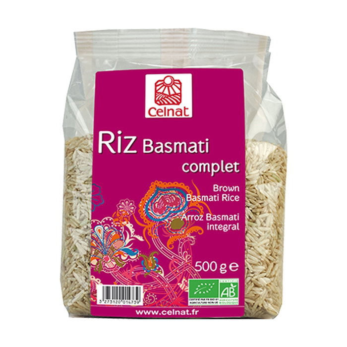 CELNAT Riz basmati complet BIO 500g CELNAT Riz basmati complet BIO 500g
