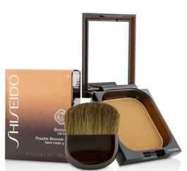 Shiseido Poudre Compacte Bronzante - Teint Moyen N°2, 12 g - Testeur Maquillage
