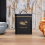Cook Concept Bocal en métal FARINE Noir mat