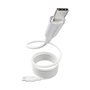 PanzerGlass empower Magnetic 240W USB-C vers USB-C 1,5m blanc/argent
