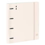 Safta Classeur à anneaux Light Pink Rose clair 27x32x4 cm avec recharge