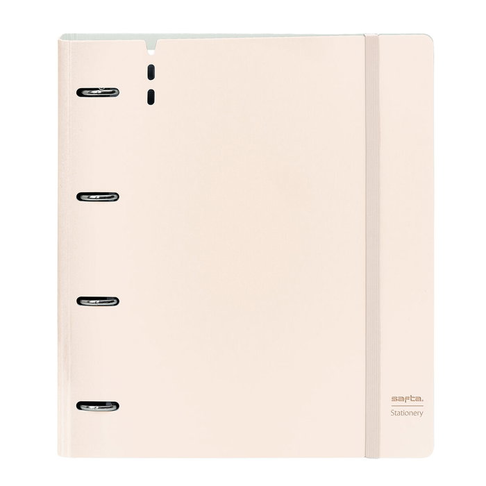 Safta Classeur à anneaux Light Pink Rose clair 27x32x4 cm avec recharge