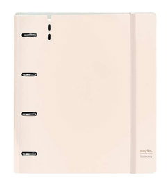 Safta CARPEBLOCK bloc de mousse PP, 4 animaux, 35 mm, avec rechange, rose clair, dimensions 27 x 32 x 4 cm, produit en espagnol