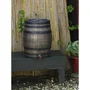 Nature Récupérateur d'Eau - Barrique 50 L, PE Rotomoulé, Robinet et Couvercle Inclus, 54 x 42 cm, pour Jardin Durable et Esthétique