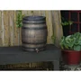 Nature Récupérateur d'Eau - Barrique 50 L, PE Rotomoulé, Robinet et Couvercle Inclus, 54 x 42 cm, pour Jardin Durable et Esthétique