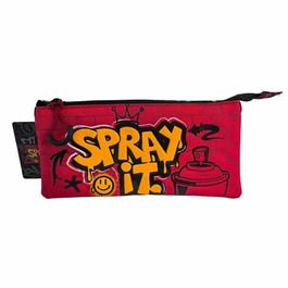 Trousse Fourre-Tout Triple Toybags Grafitti 11 x 23 x 5 cm