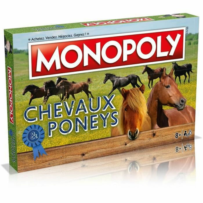 Winning Moves Monopoly Chevaux et Poneys, Multicolore