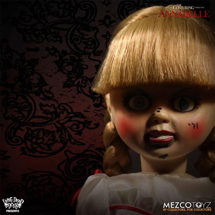 MEZCO TOYZ Figurine Annabelle Living Dead Dolls de 25 cm avec 5 points d'articulation et vêtements en tissu